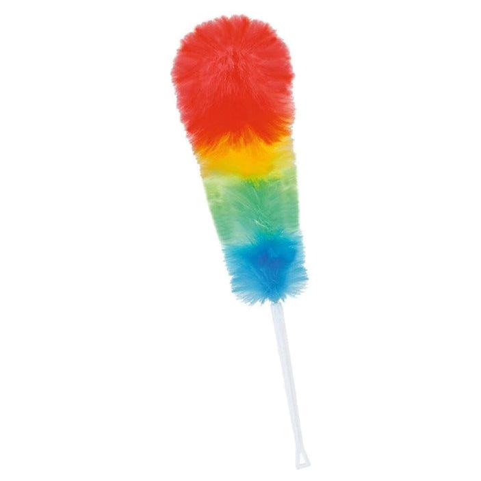 Plumero Arcoiris Recto con Mgo Plástico