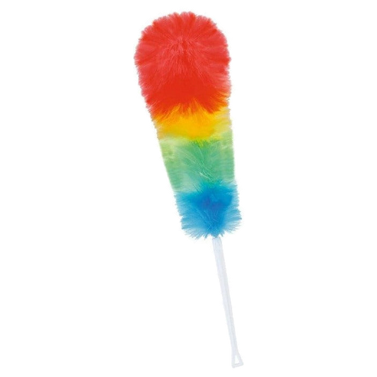 Plumero Arcoiris Recto con Mgo Plástico