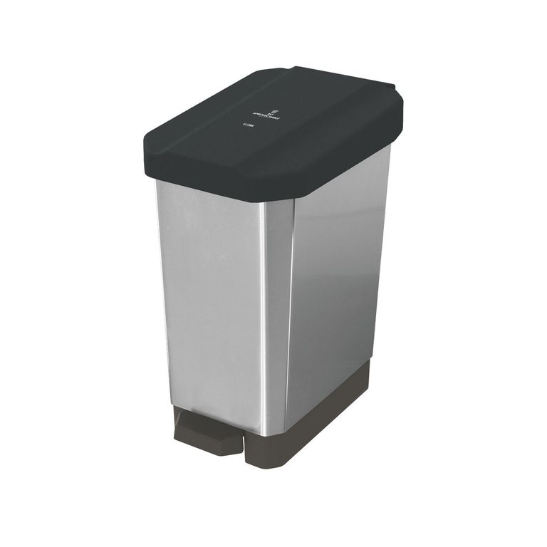 Caneca-papelera Estrabins Pedal 44 Lt. Negro