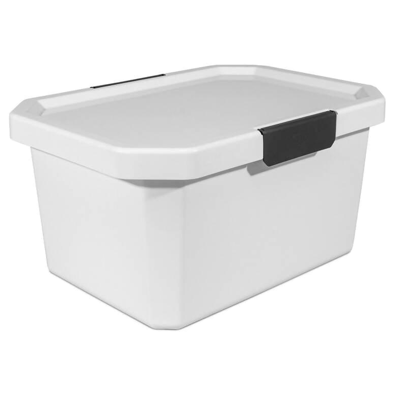 Recipiente C/ Broches/16 L/blanco/congelacion