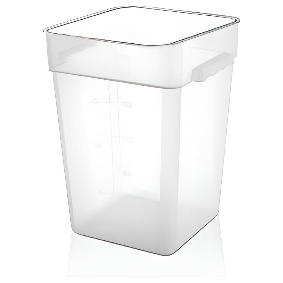 Recipiente cuadrado cocina profesional 20.8 litros sin BPA