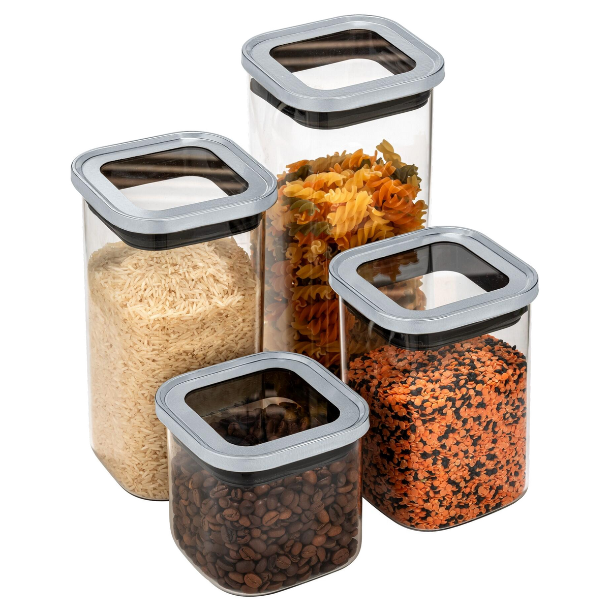 Recipiente cuadrado cocina sin BPA 1.9 litros Horeca Center