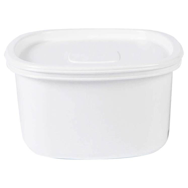 Recipiente Plus Cuadrado/2.5 L/blanco-congel