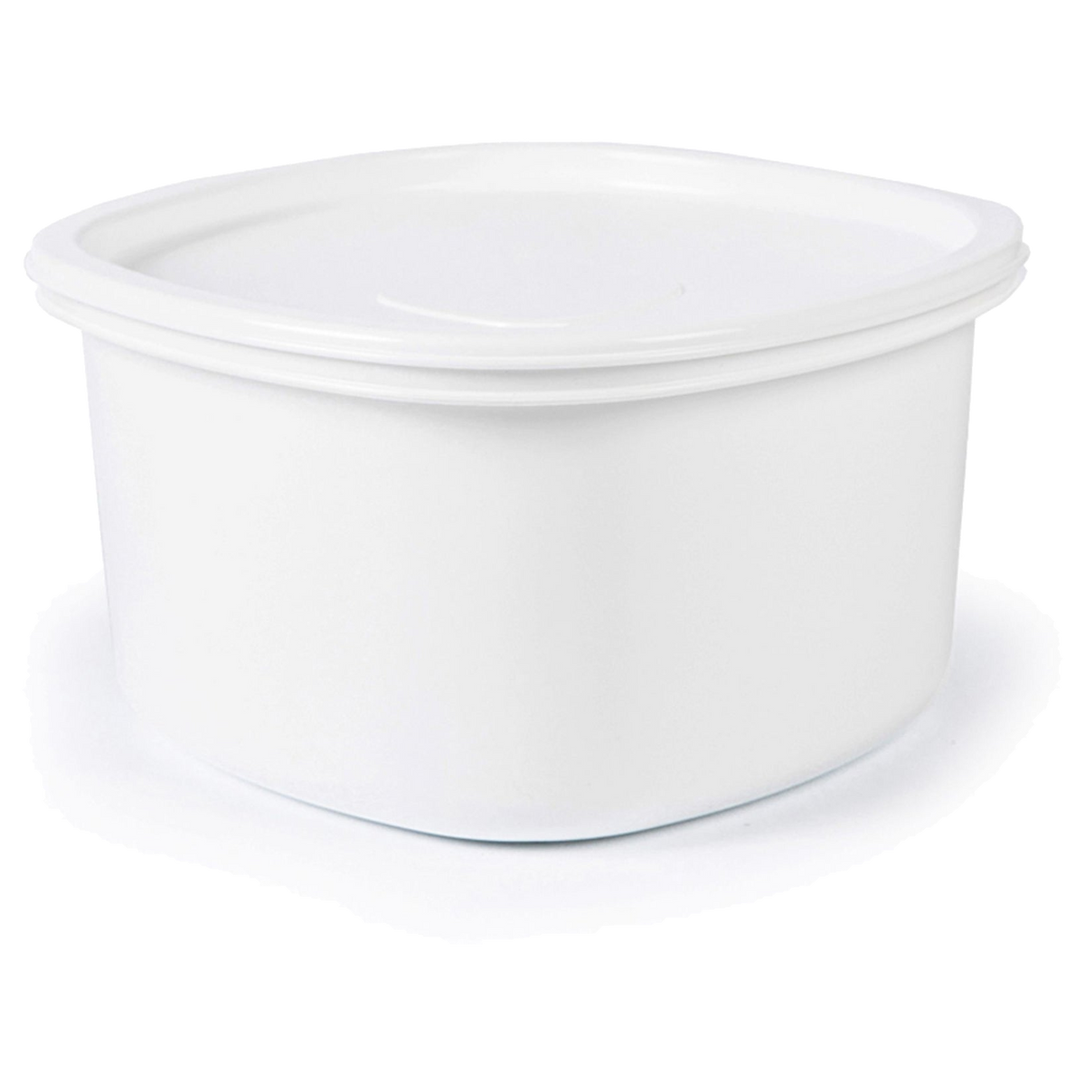 Recipiente Plus cuadrado blanco 4.5 litros para congelador