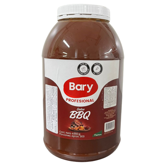 Salsa BBQ 4000 gramos para cocinas profesionales y restaurantes