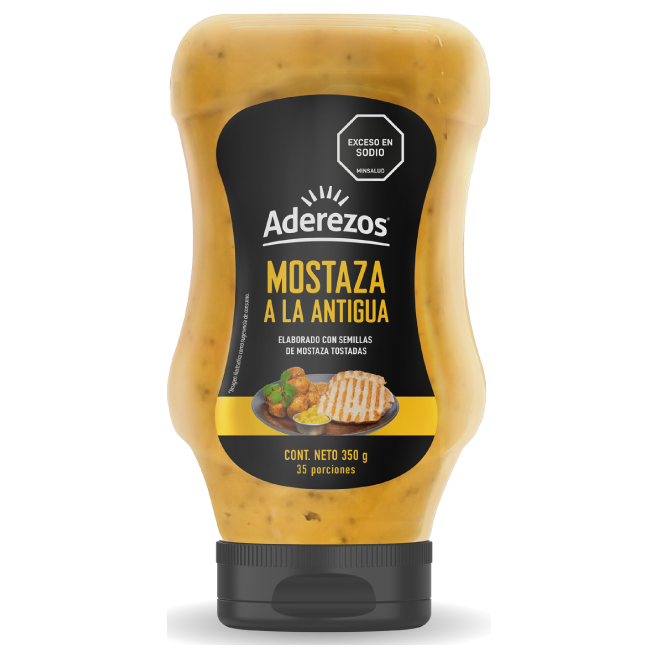 Salsa con Mostaza Aderezos presentación 4200 gramos caja master