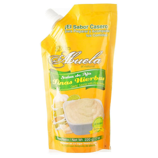 Salsa de Ajo Finas Hierbas la Abuela x220 gr