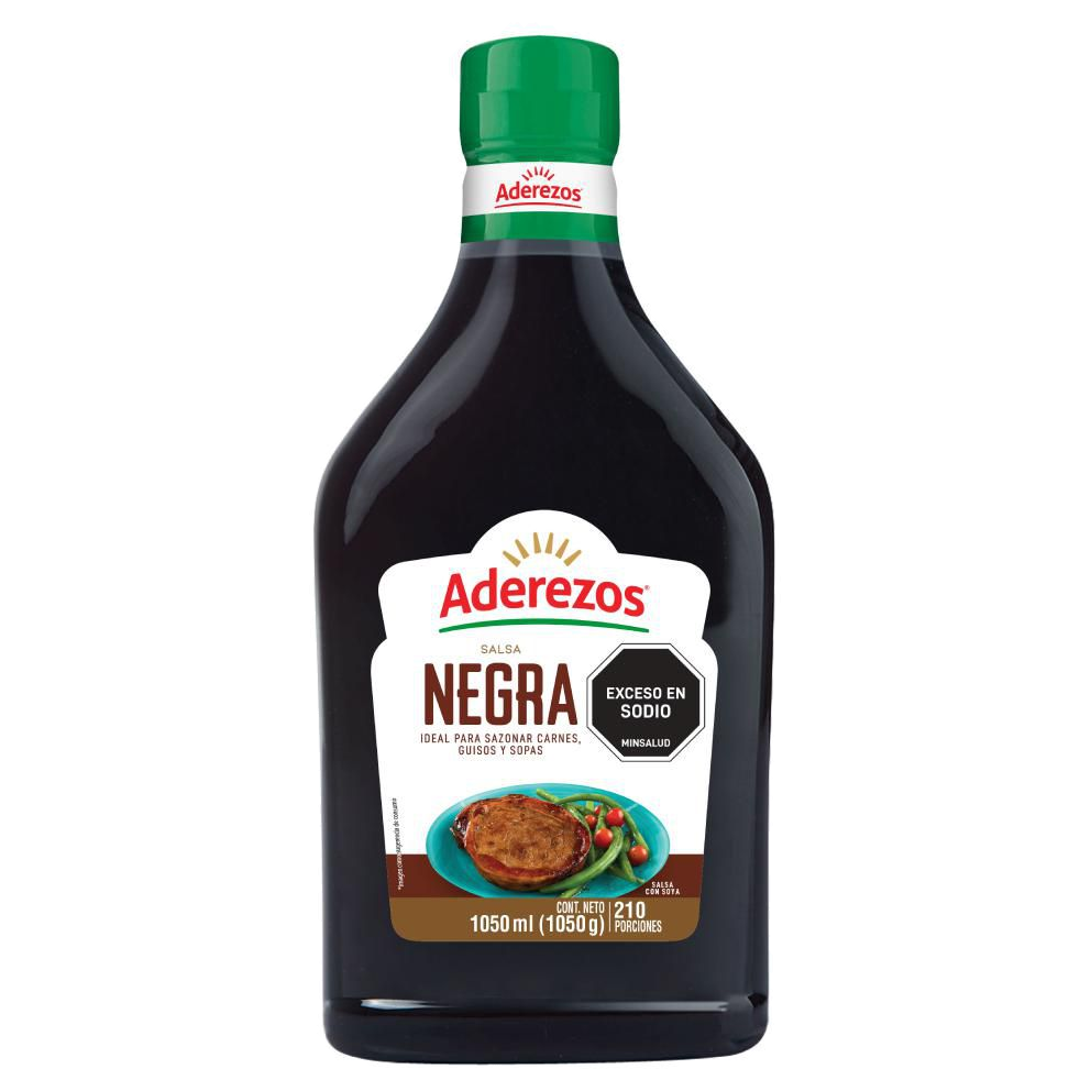 Salsa Negra Aderezos presentación 1050 gramos para cocinas profesionales