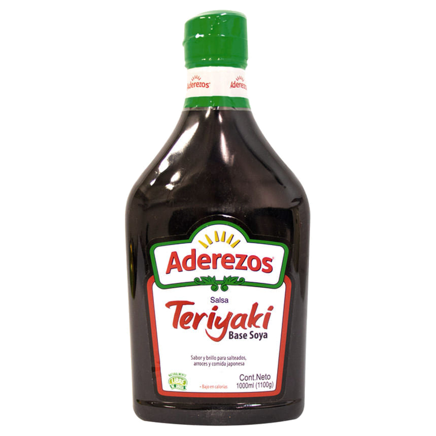 Salsa Teriyaki Aderezos presentación 1085 gramos para cocinas profesionales