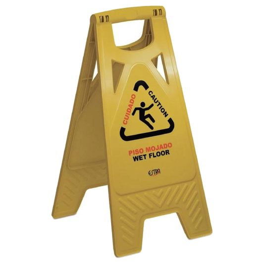 Señal Prevencion Amarillo /piso Mojado Mr