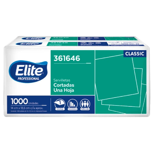 Servilleta Blanca Mia Cortada Caja x 30