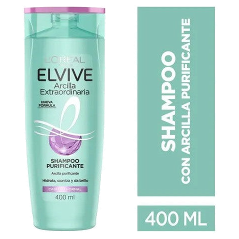 Shampoo Elvive Arcilla x 400 ml