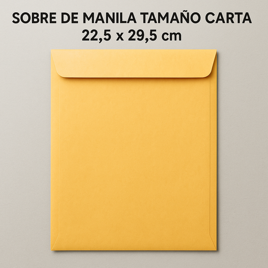 Sobre Manila Carta 22x29
