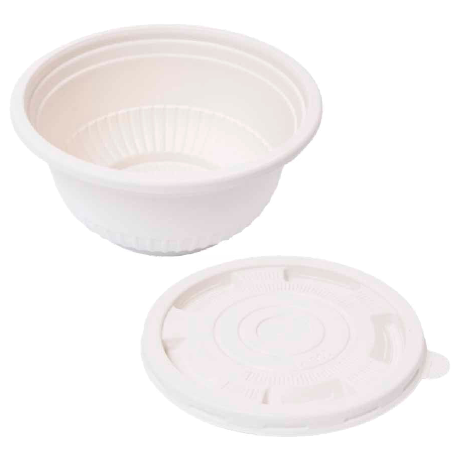 Tapa 16 oz PP natural para sopas, caja x 25 unidades