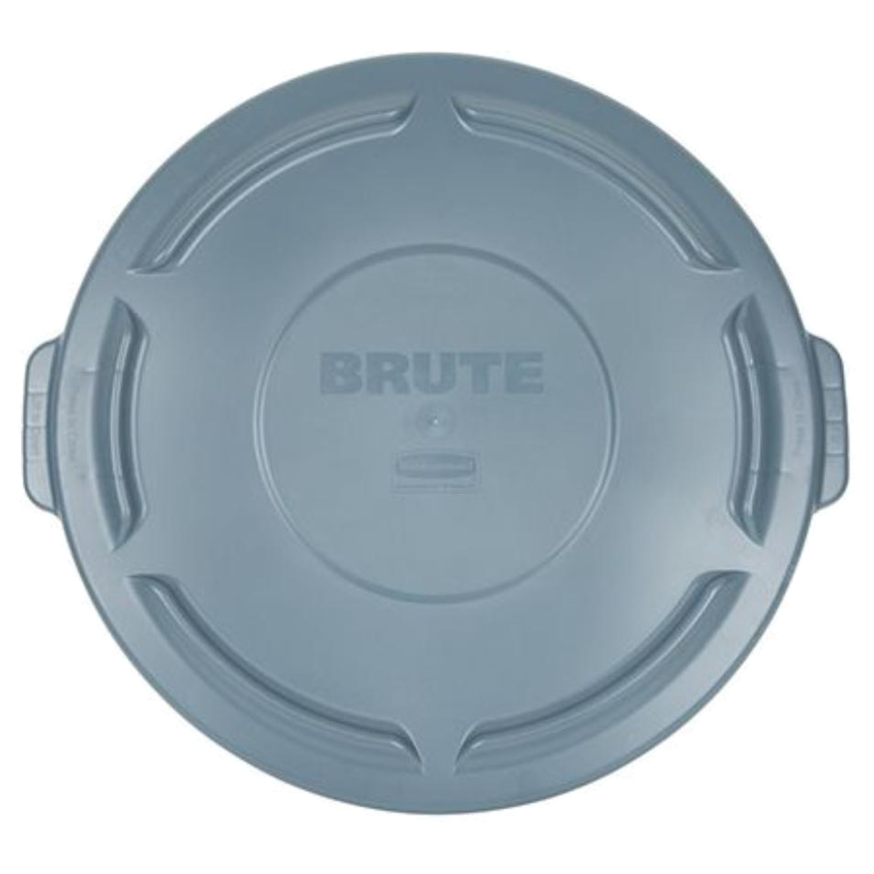 Tapa plana gris para contenedor Contend Brut de 121 litros