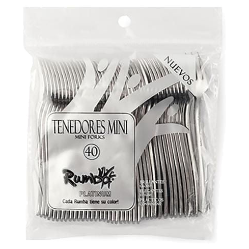 Tenedor Mini Rumba Platinum