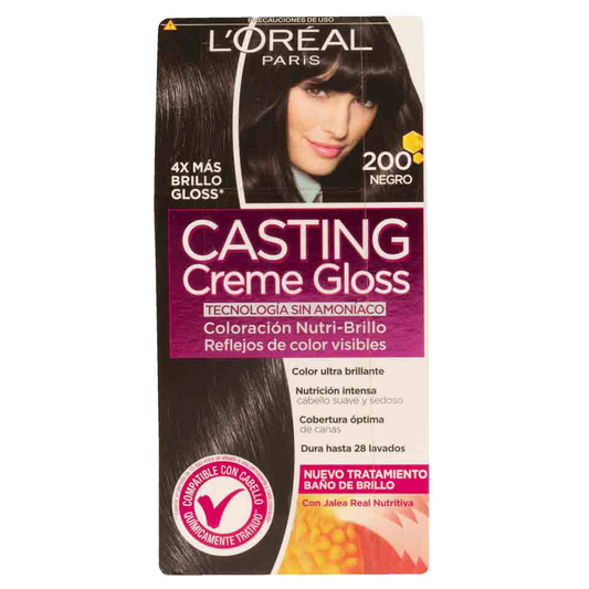 Tinte P/cabello Casting 200 Negro
