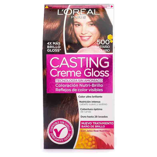 Tinte P/cabello Casting 500 Castaño Cl Real