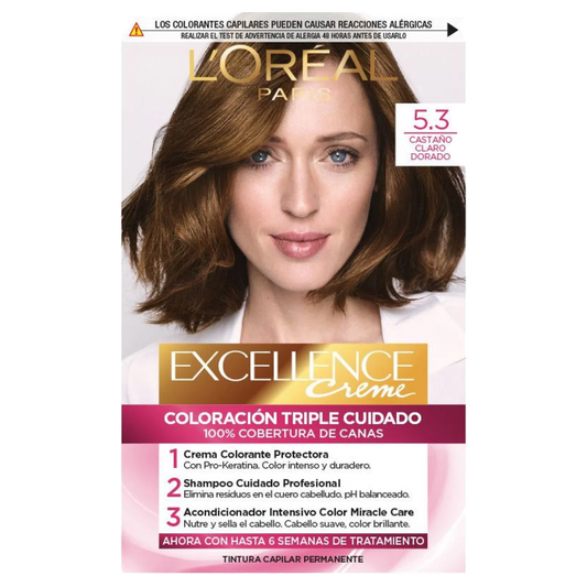 Tinte P/cabello Excellance Tono #5 Dobletubo