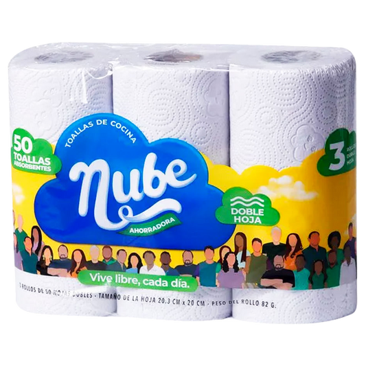 Toalla Rollo Nube Natural/doble Hoja 2x150 mt