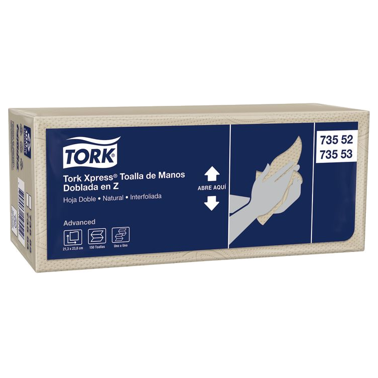 Toalla Tork Z Natural x 150 73553