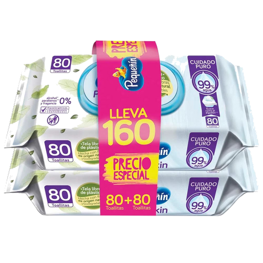 Toallitas Pequeñin Manzanilla x 80 und