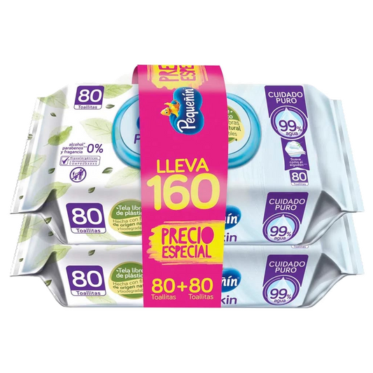 Toallitas Pequeñin Manzanilla x 80 und