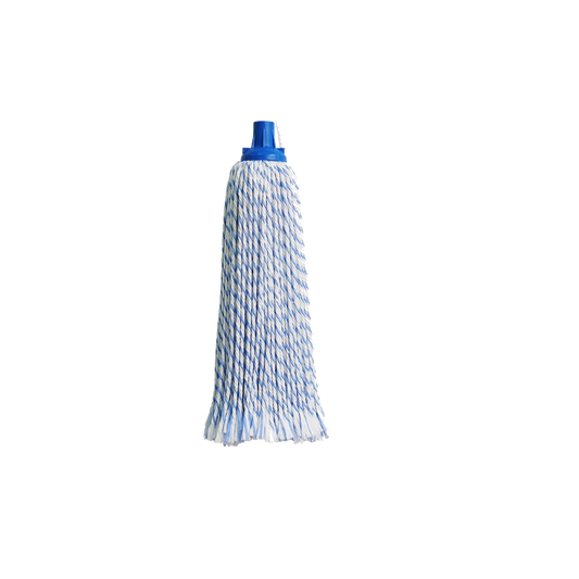 Trapero Copa Repuesto Microfibra 1a Blanco Azul x 250 grs