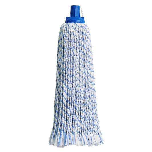 Trapero Copa Repuesto Microfibra 1a Blanco Azul x 250 grs