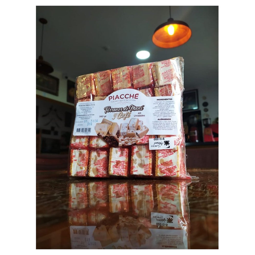 Turrón café 40 unidades para cafeterías y restaurantes