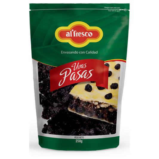 Uvas Pasas Alfresco Dp x 250 gr