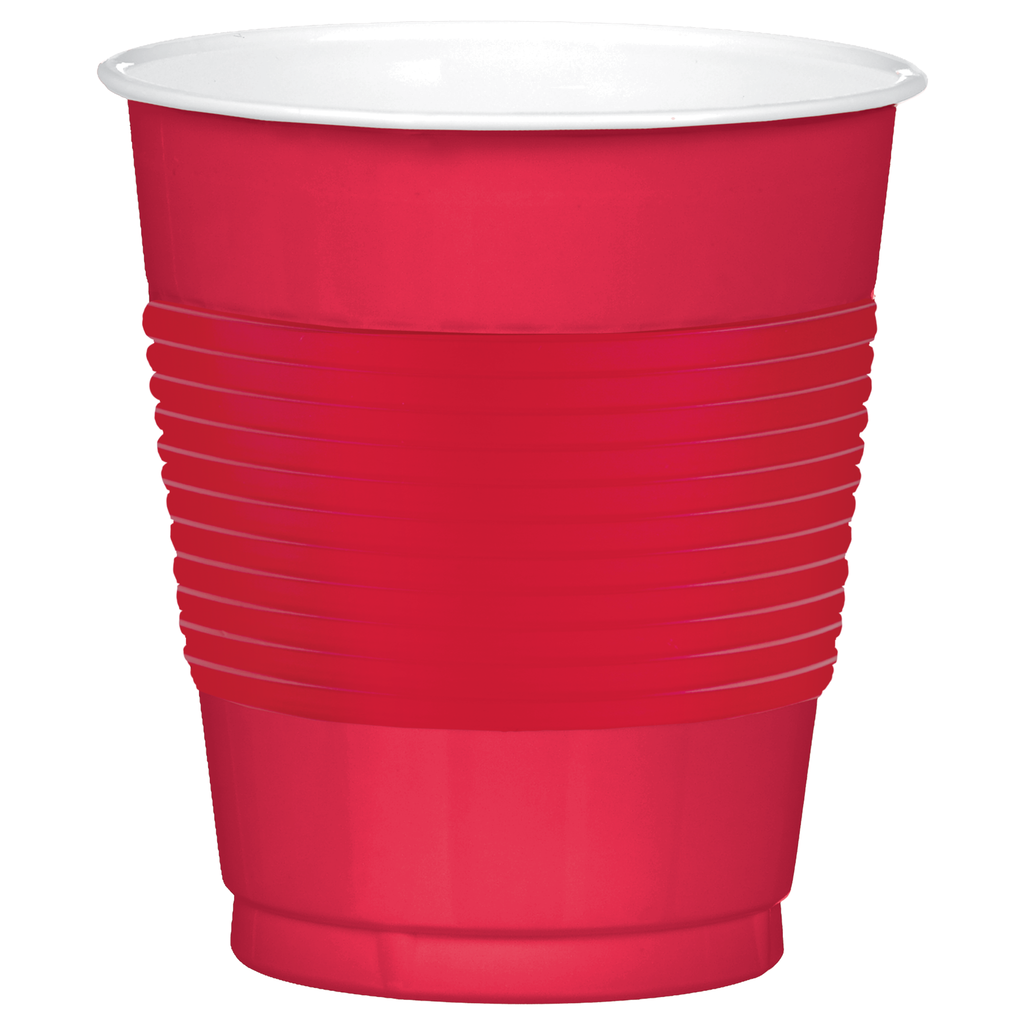 Vaso desechable 12 oz color rojo Moldes Plásticos para bebidas