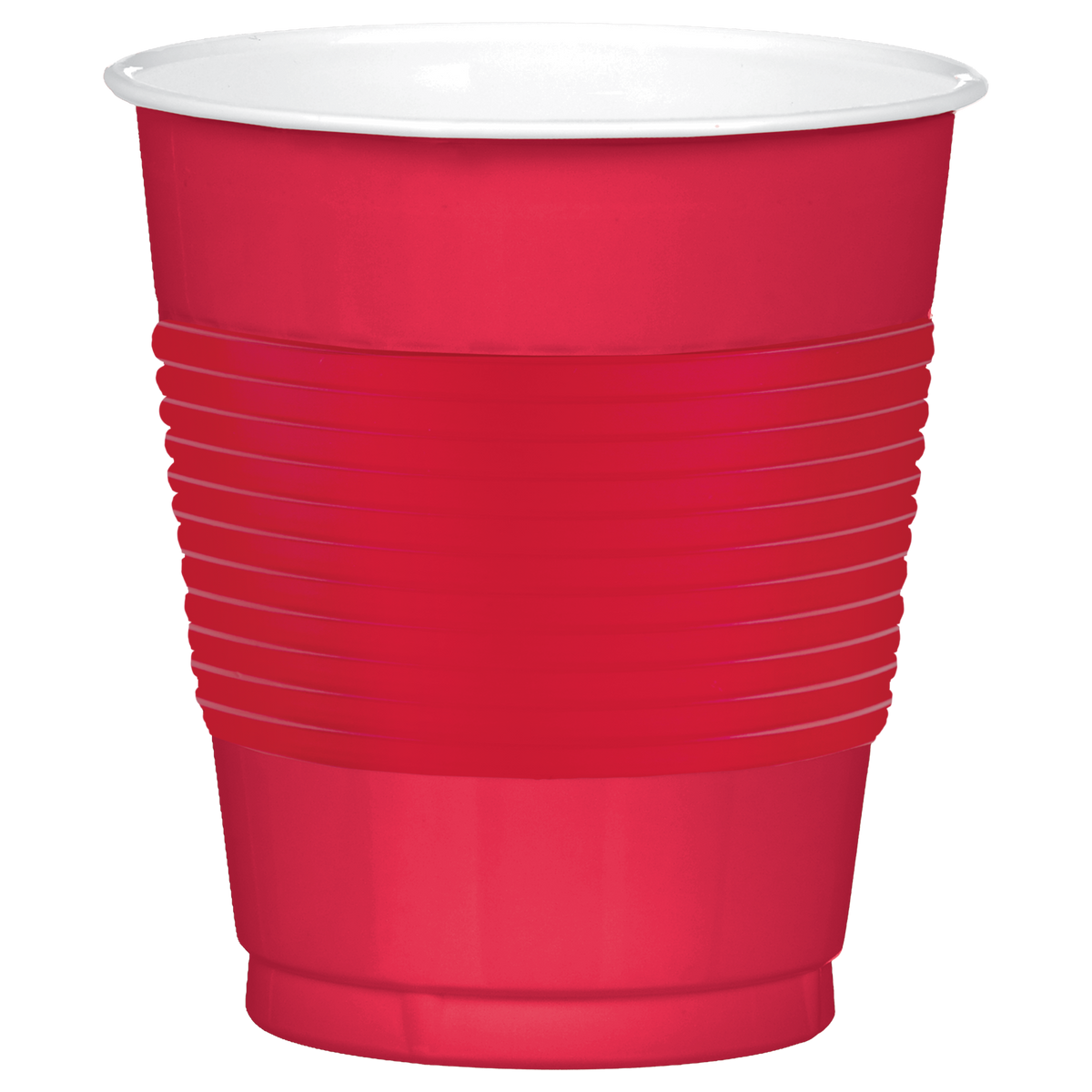 Vaso desechable 12 oz color rojo Moldes Plásticos para bebidas
