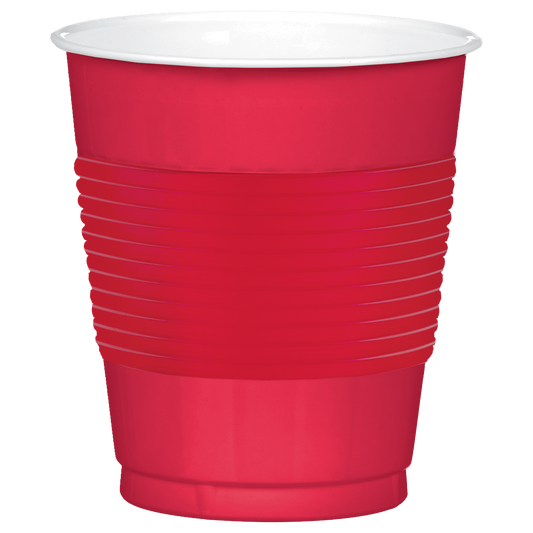 Vaso 12 oz Rojo Moldes Plasticos