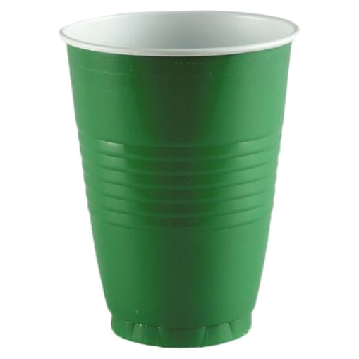 Vaso 12 oz Verde Moldes Plasticos