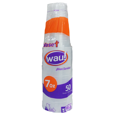 Vaso Cristal 7 oz Wau