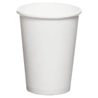 Vaso Papel 9 oz sin Imp Blanco