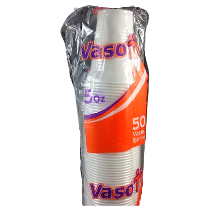 Vaso Tuc 5 oz Blanco 60