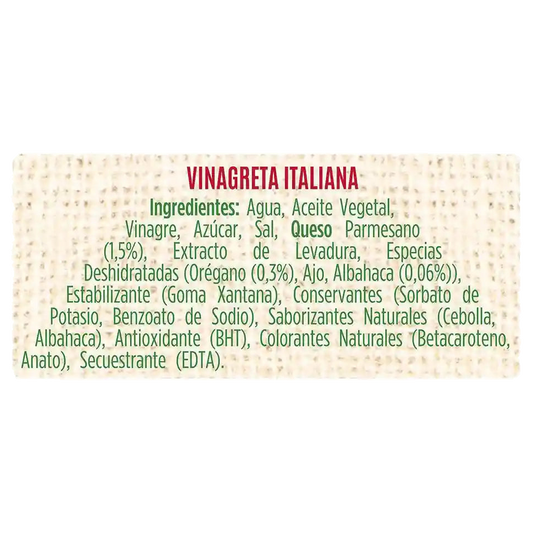 Vinagreta Italiana 24 gr