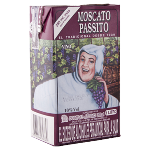 Vino Moscato Passito Tretra Pack x 1000 ml